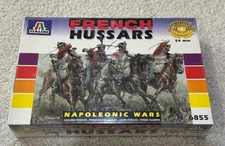 Italeri 1/32 54mm French Hussars #6855 Napoleonic War 1815 New In Box NIB