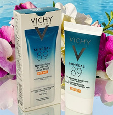 Vichy Mineral 89 72H Moisture Boosting Daily Fluid SPF50 UVB UVA 50ml Exp 12/28