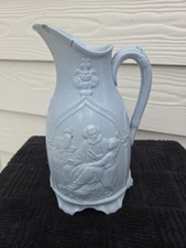 19th Century Antique Parian Ware Jug T R Boote 1848