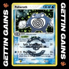 Poliwrath - 11/112 - Reverse Holo - FireRed & LeafGreen - Pokemon Card - VLP