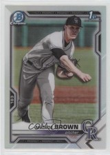 2021 Bowman Draft Chrome Refractor McCade Brown #BDC-59 0z8v