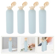 4 Pcs Pump Bottle for Lotion Empty Body Wash Refillable Shampoo Bottles
