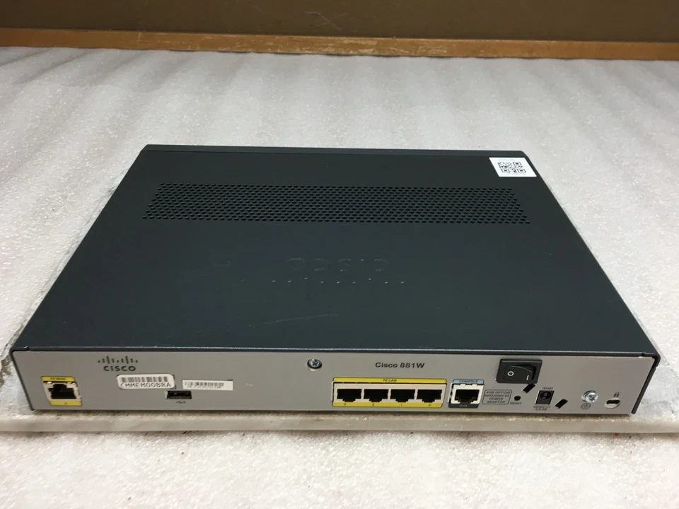 Cisco 800 Series C881W-A-K9 V01 Integrated Services Router No PWR Adapter - Image 3 of 4