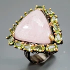 Jewellery 15 ct+ Natural Morganite Ring 925 Sterling Silver Size 7 /R443652