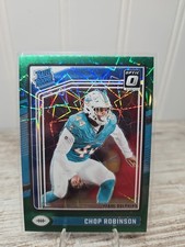 2024 Panini Donruss Optic - Rated Rookie Chop Robinson #219 Green Velocity Prizm