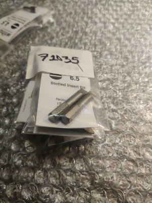 Wiha 71035 UNIVERSAL 1/4'' HEX DRIVE 6.5 SLOTTED **Lot of 5** Germany