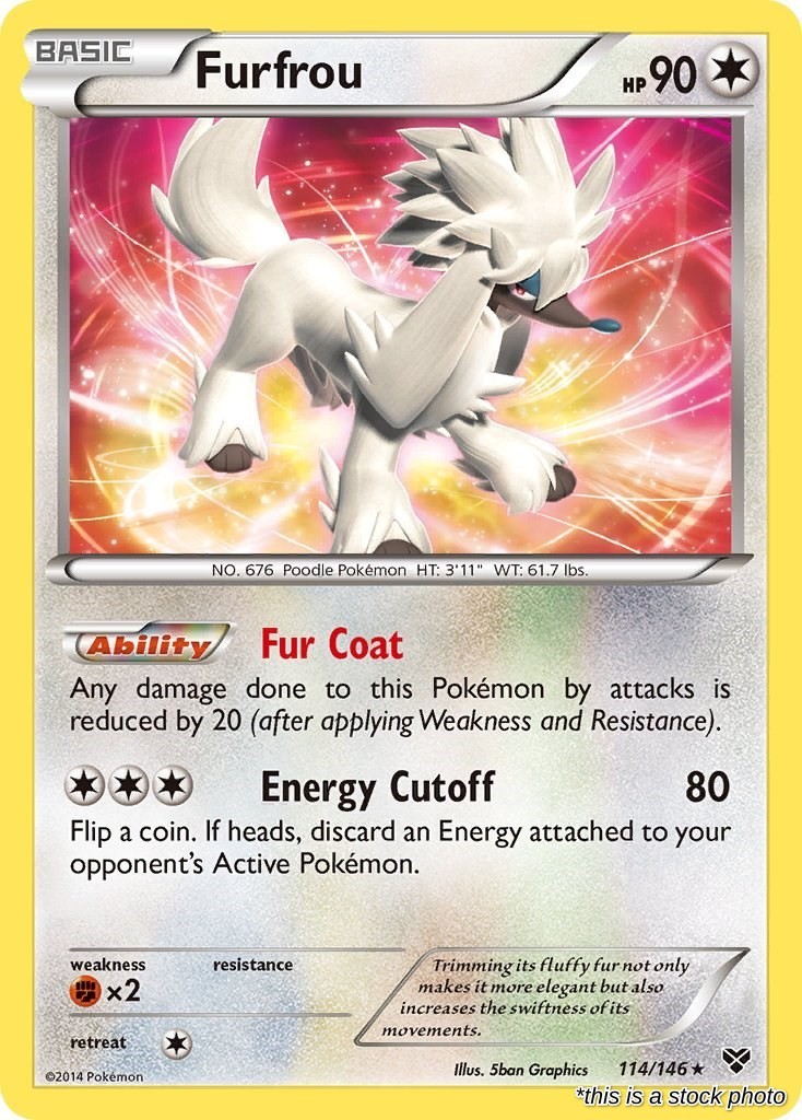 Furfrou [XY - 114/146] Holofoil Pokemon LP