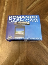 Komando Dash Cam with Box and Accessories Tested and Working Very Good
