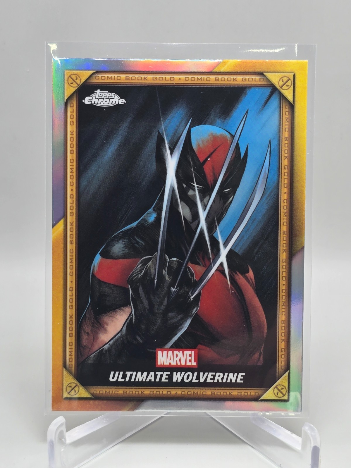 2025 Topps Chrome Deadpool Comic Book Gold Ultimate Wolverine #CB-11
