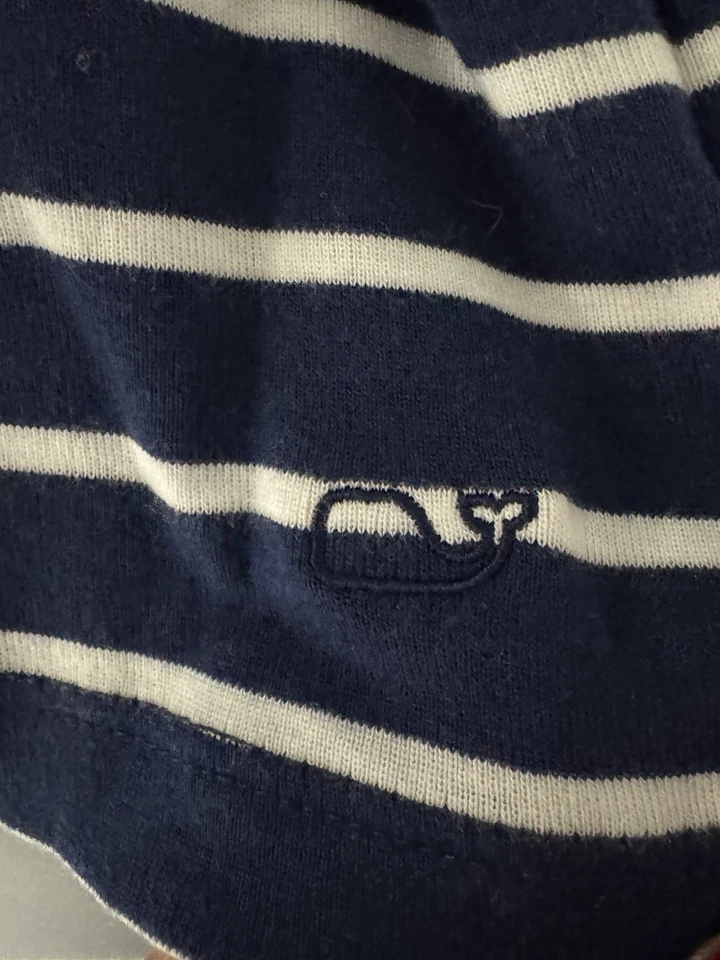 Vineyard Vines para mujer azul marino/blanco a rayas cuello alto talla pequeña - nuevo sin etiquetas Foto 4 de 4