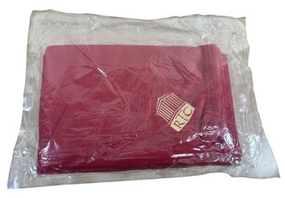 RTC Rebuilding The Temple Fleece Masonic Freemason Scarf Cloth Wrap Red