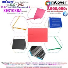 NEW mCover  Hard Shell Case for 2020 11.6-inch SAMSUNG Chromebook 4 XE310XBA