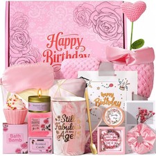 Teen Girls Birthday Gifts set Pink Theme Large Keepsake Gift Set New
