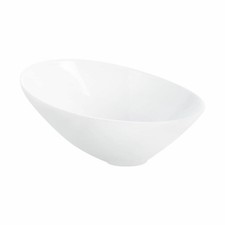 ASA Selection Vongole Schale Asymmetrisch Schüssel Keramik Weiß 15.5 cm 91051005