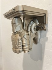 Star Wars Boba Fett Slave 1 Like Wall Shelf Collectible Multiple Colors New