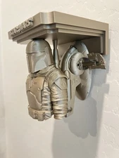 Star Wars Boba Fett Slave 1 Like Wall Shelf Collectible Multiple Colors New