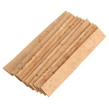 10Pcs 81 x 11 x 2mm Replacement Natural Clarinet Cork for Clarinet Neck Joint t