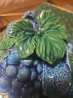Vintage INARCO Mood Indigo Fruit MCM Salt/Pepper Shakers and Cookie Jar  — photo 2