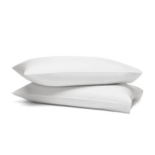 Flannel Pillowcase Set - - Luxury 100 Organic Cotton - 2 King White