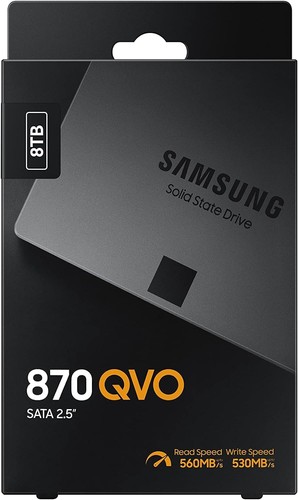 Samsung 870 QVO 8 TB SATA 2.5 Inch Internal Solid State Drive (SSD) (MZ-77Q8T0) - Picture 10 of 10