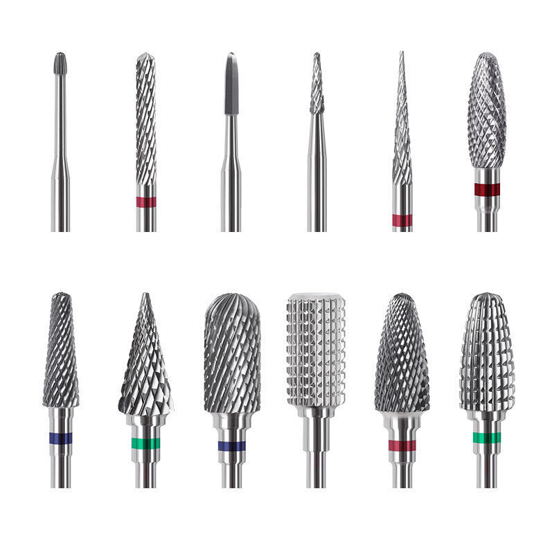 60 Pieces Diamond Nail Drill Bit Set Electric Cuticle Cleaner 3/32 Nail  File Ceramic Nail Drill for Acrylic Manicure Pedicure Gel Nails Home Salon  Use