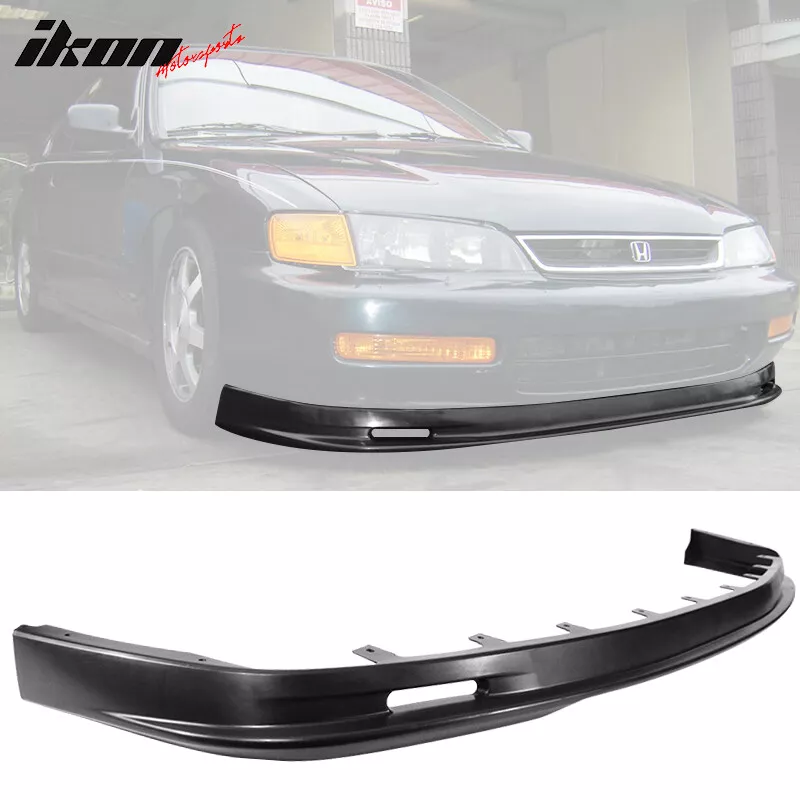 Fits 96 97 Honda Accord Mugen Style PU Unpainted Front Bumper Lip Spoiler 1PC