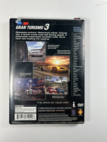 Gran turismo 3 a-spec ps2 (Playstation 2) - Picture 2 of 3