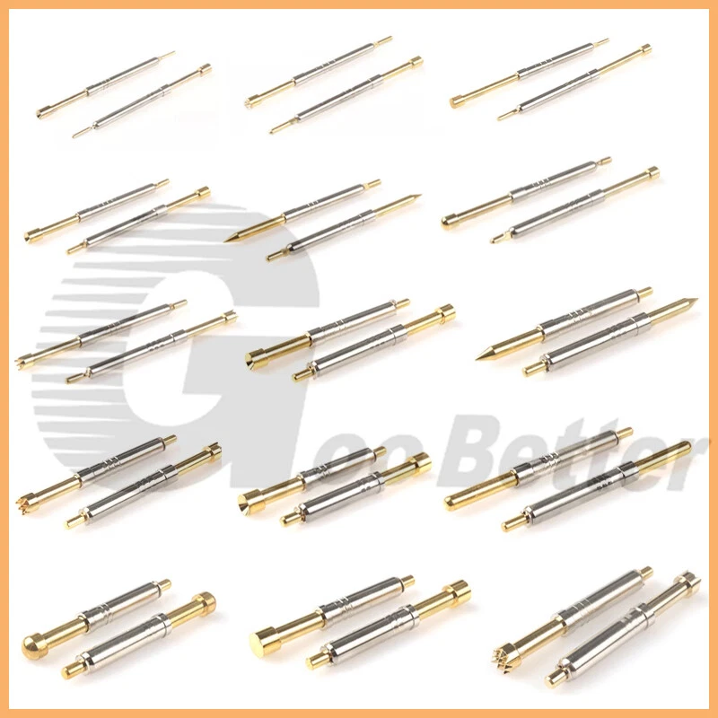 Multiple Types Spring Test Probe Pogo Pin Receptacle Tool Diameter 0.75mm-3.40mm