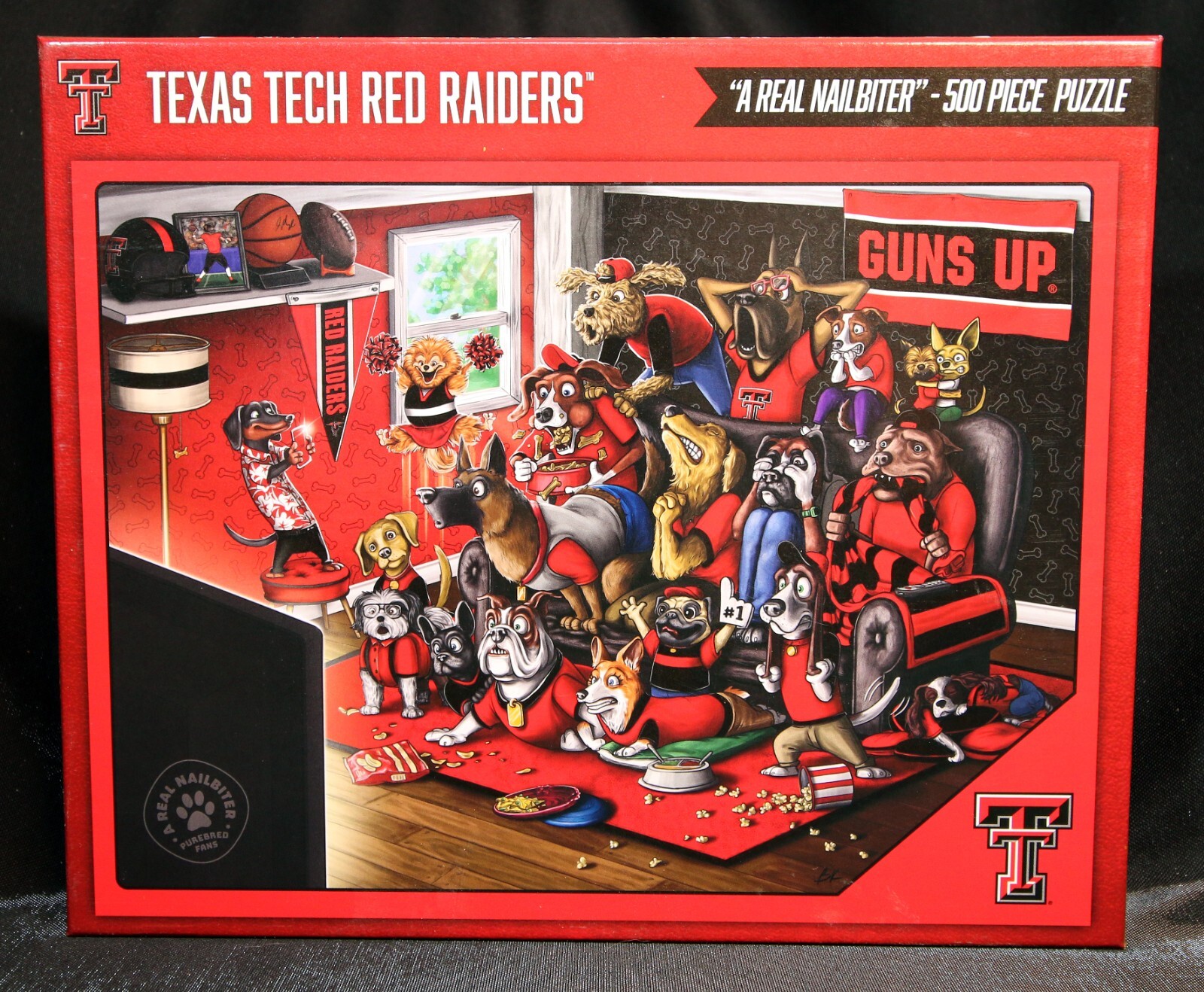 Texas Tech Red Raiders NCAA 500pc Puzzle 24x18 College Football Thriller
