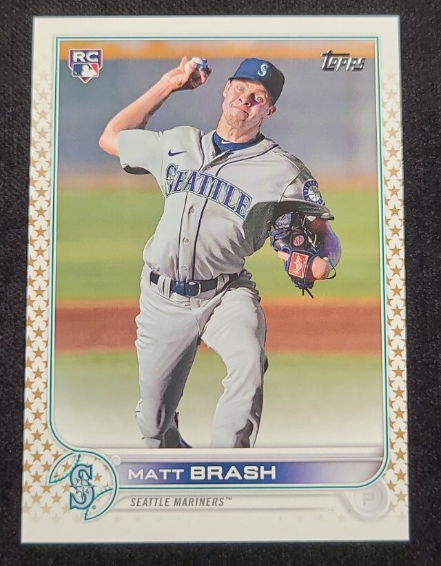 マット・ブラッシュ Matt Brash Matt Brash 2022 Topps Series 2 ROOKIE GOLD STAR PARALLEL