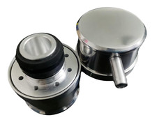 Polished Aluminum Pcv Valve Cover Breather Kit W Grommet Sbc Bbc Sbf Bbf