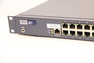 ZTE ZXR10 2928 Intelligent Access Ethernet Network Switch