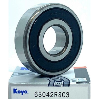 NEW KOYO  6304 2RS C3   DEEP GROOVE BALL BEARING, RUBBER SEALED 20x52x14 mm