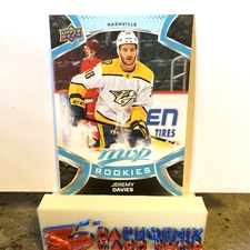 Jeremy Davies  Predators 2021-22 Upper Deck MVP Rookie #223