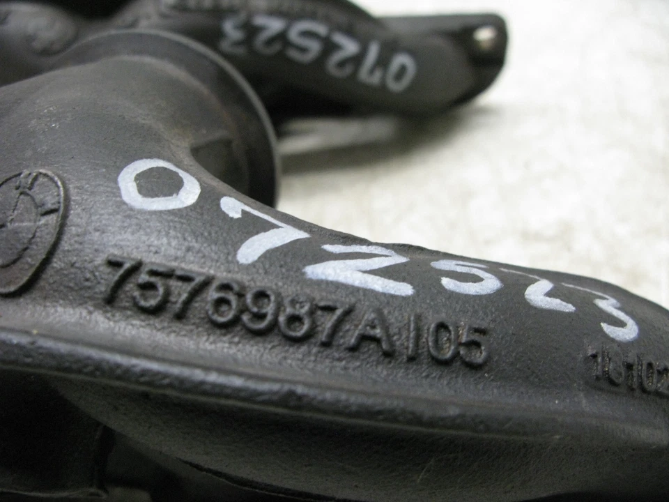 08-19 BMW F10 550i 4.4 X5 5 6 7 ENGINE EXHAUST MANIFOLD LEFT RIGHT OEM 072523 - Image 4 of 4