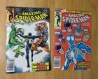 Lot of 2 *HTF Newsstand* AMAZING SPIDER-MAN! #266 (VF-), 281 (FN+—Needs A Press)