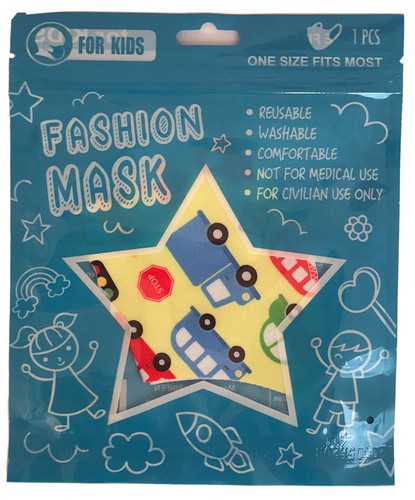 2 Toddler Boys Space Car Face Masks Kids Reusable Washable Breathable Protection - Picture 4 of 7