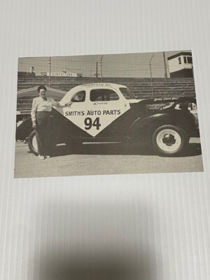 Vintage 1992 Louise Smith Nascar Postcard/Handout