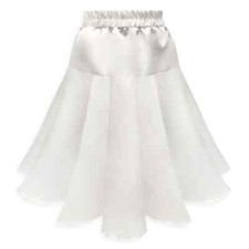 Disney Princess Size M -NO Light Petticoat Skirt Girls UP TO 140 cm color White