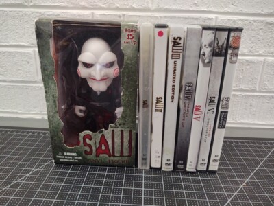 Mezco Billy SAW Vinyl 6  Figure 2011 + SAW DVD II III IV V VI Final Chapter LOT
