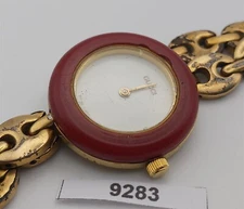 PROJECT TO FIX GUCCI LADIES RICE BEADS BAND GOLD PLATE WATCH EU SHIP WATCH 9283