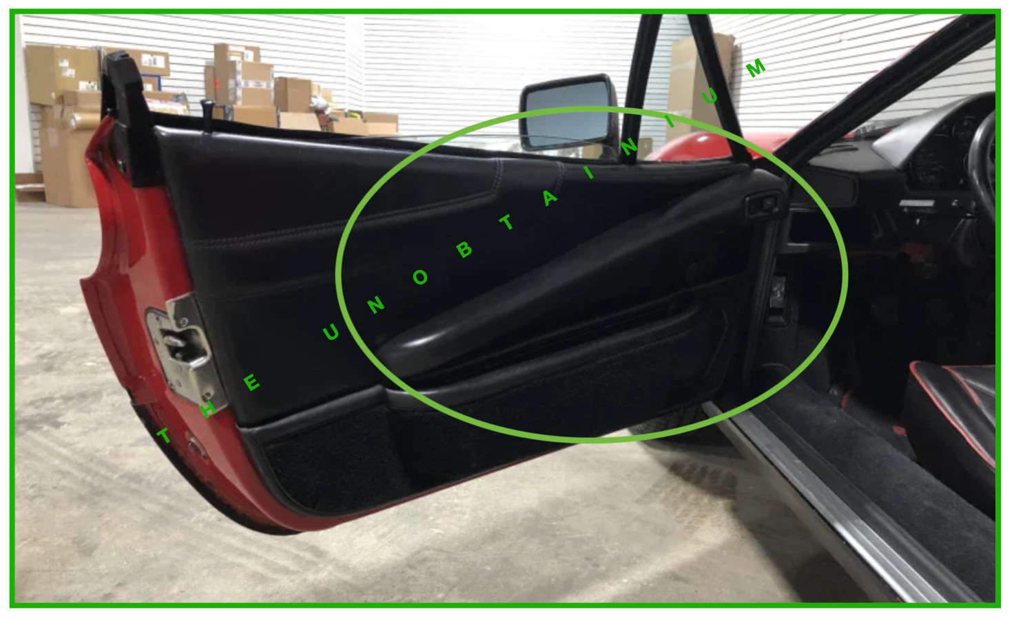 FITS/FOR FERRARI 308 (1975-1985) DRIVER ARMREST
