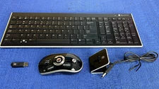 Gyration AS04108-001 Wireless Compact Keyboard & Mouse Set - Excellent Condition