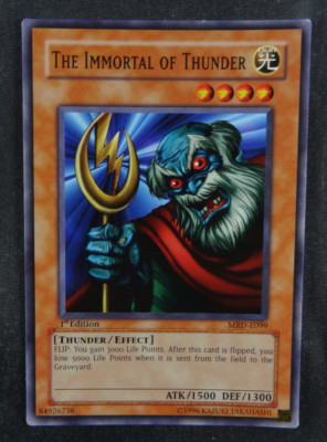 The Immortal of Thunder - MRD 1st Edition - MRD-E099 - Yu-Gi-Oh