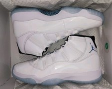 Air Jordan 11 Retro White/Legend Blue-Black CT8012-104 Men's Size 12