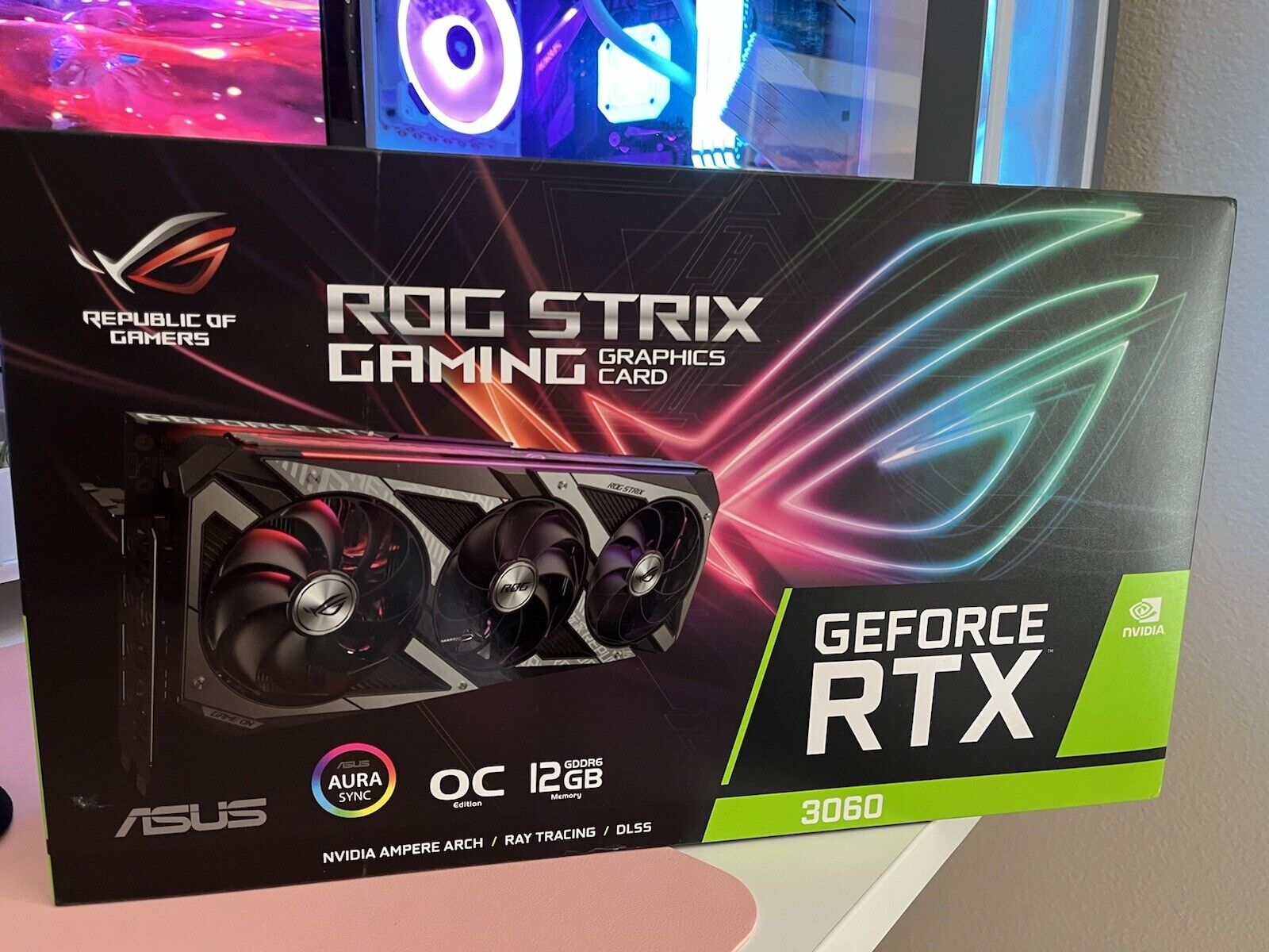 ASUS+ROG+Strix+GeForce+RTX+3060+OC+Edition+12GB+GDDR6+Graphics+