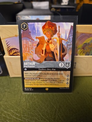 arthur lorcana card - Shimmering Skies - - King Victorious (Enchanted) you know Disney Lorcana Arthur - Wart