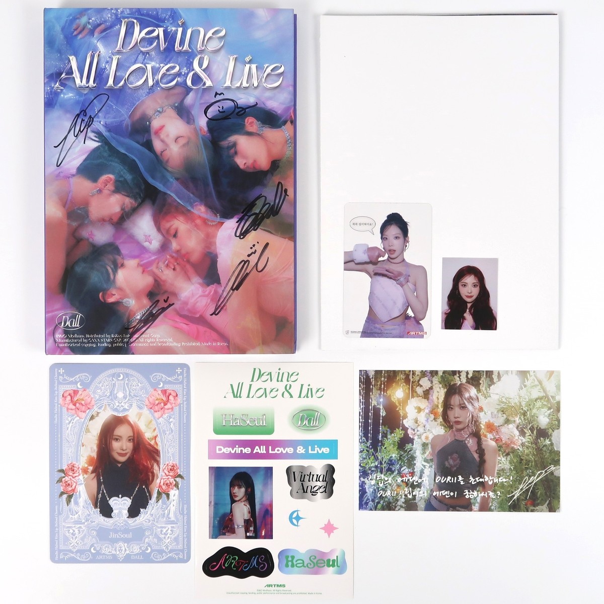 ARTMS - Dall Signed Autographed Album CD Promo Loona Devine