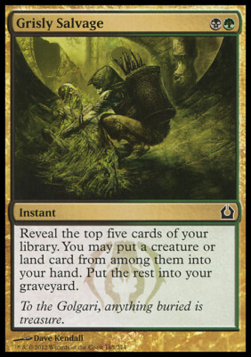 MTG Magic the Gathering Grisly Salvage (165/286) Return to Ravnica LP