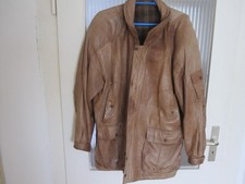 Veste en cuir homme taille 54 doublée 3/4 longue